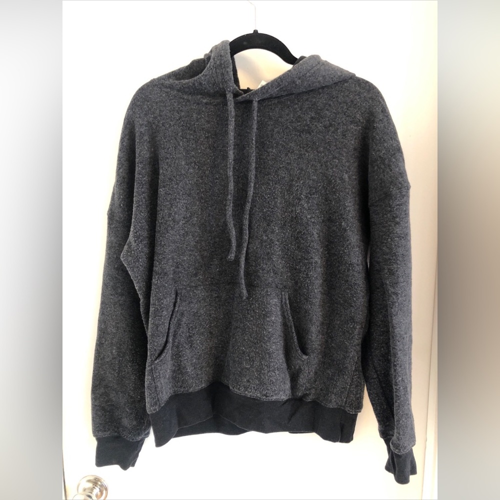 Bella + Canvas Gray Fleece Hoodie Size Small